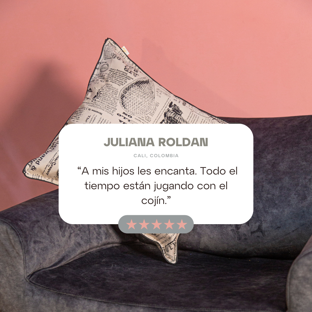 Funda Cojín Estampado Zoo Colorido