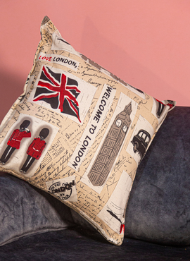 Funda Cojín Estampado London