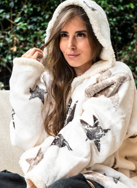 Oversize Adulto Estrella Gris