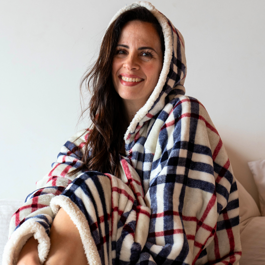 Oversize Adulto Print Escocés