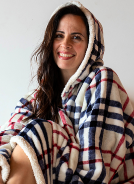 Oversize Adulto Print Escocés