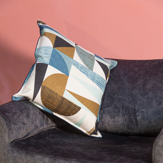 Funda Cojín Estampado Figuras Geométricas