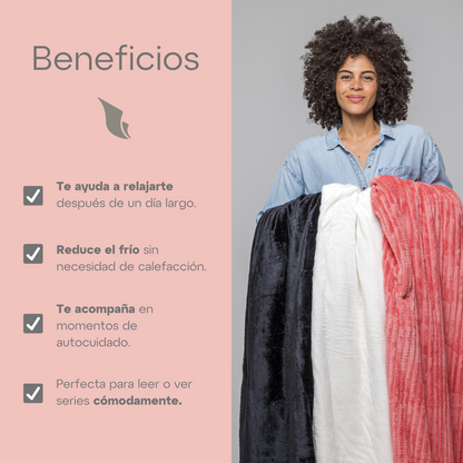 Cobija Acanalada Blanca