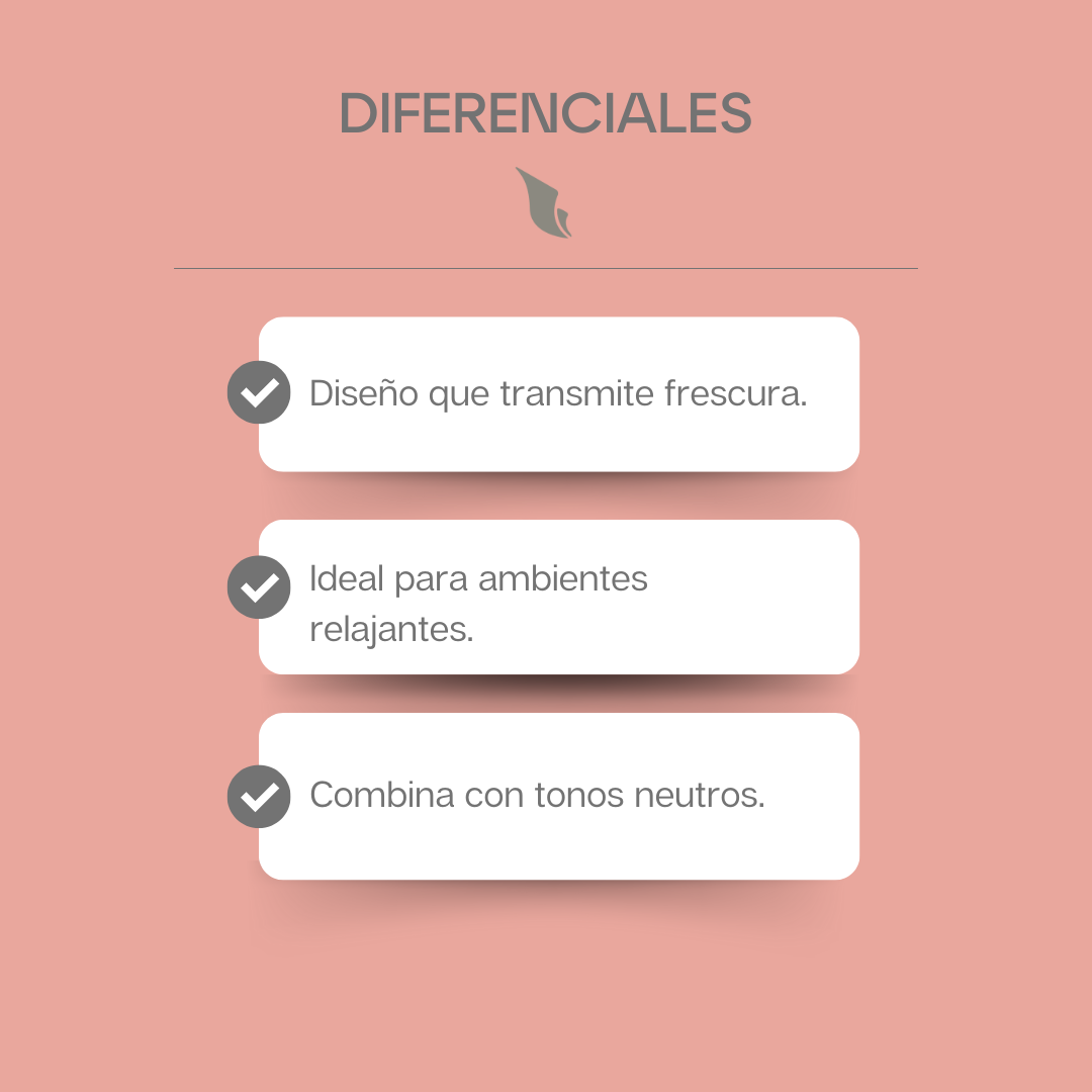 Cobija Acanalada Menta