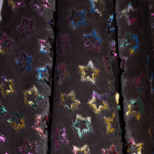 Cobija Glitter Estrella Café