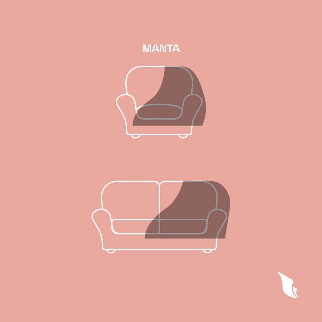 Cobija Acanalada Menta